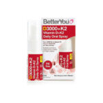 BetterYou DLux+ Vitamin D+K2 Βιταμίνη για Ενίσχυση του Ανοσοποιητικού & την Υγεία των Οστών 3000iu 12ml