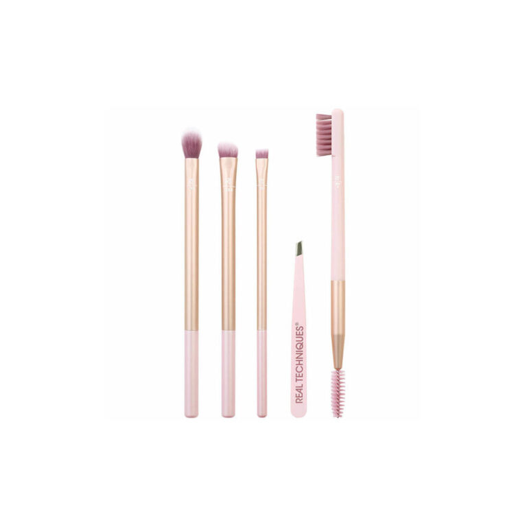 Real Techniques Σετ Πινέλα Μακιγιάζ με Συνθετική Τρίχα Naturally Beautiful Eye Kit 5τμχ