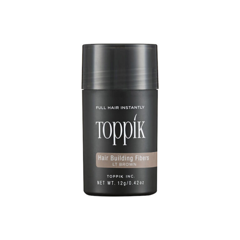 Toppik Ίνες Κάλυψης Αραίωσης Μαλλιών με Κερατίνη Hair Building Fibers Regular Light Brown 12gr