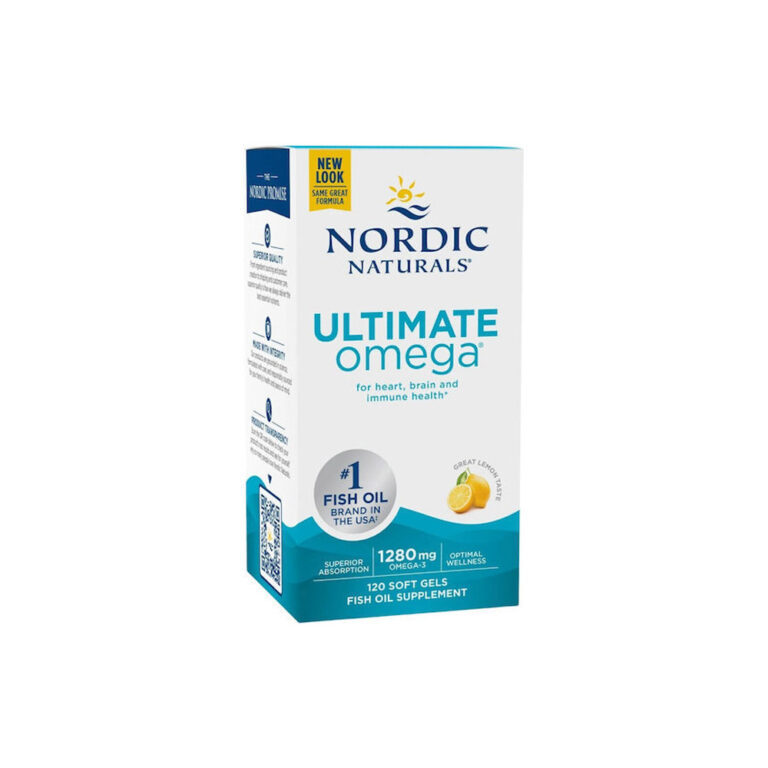 Nordic Naturals Ultimate Omega 1280mg 120 μαλακές κάψουλες Λεμόνι