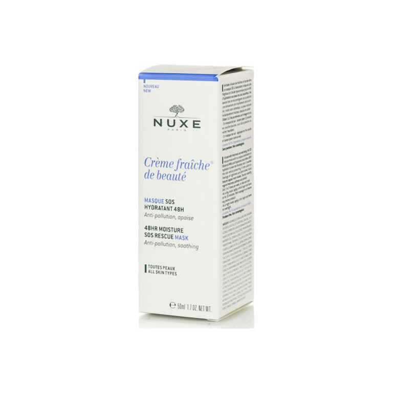 Nuxe Creme Fraiche de Beaute Masque SOS Hydratant 48h Μάσκα Ομορφιάς Προσώπου Νύχτας για Ενυδάτωση με Πράσινο Τσάι 50ml