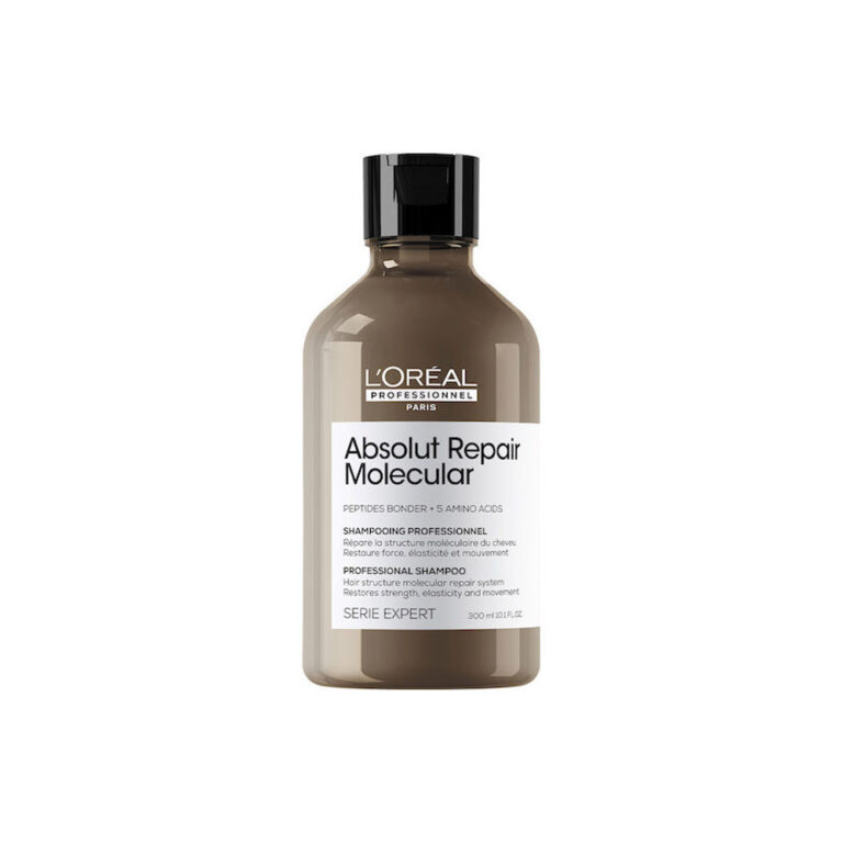L'Oréal Professionnel Serie Expert Absolut Repair Molecular Μοριακής Επανόρθωσης χωρίς Θειικά Άλατα Σαμπουάν Αναδόμησης/Θρέψης για Ταλαιπωρημένα Μαλλιά 300ml