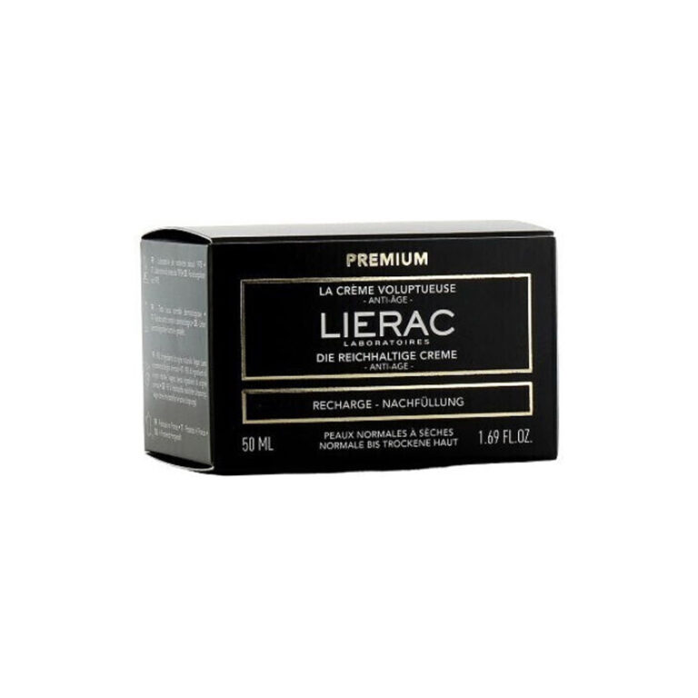 Lierac Premium La Creme Voluptueuse Refill Αντιγηραντική Κρέμα Προσώπου με Υαλουρονικό Οξύ 50ml
