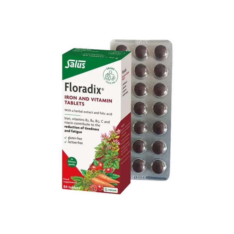 Salus Haus Floradix Tablets Οργανικός Σίδηρος, Βιταμίνες C & B Complex 84 ταμπλέτες