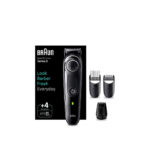 Braun Series 3 Επαναφορτιζόμενη Κουρευτική Μηχανή Μαύρη BT3440