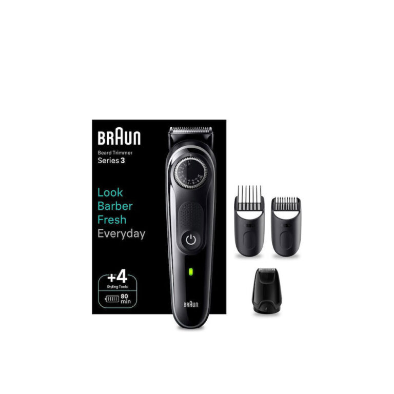 Braun Series 3 Επαναφορτιζόμενη Κουρευτική Μηχανή Μαύρη BT3440