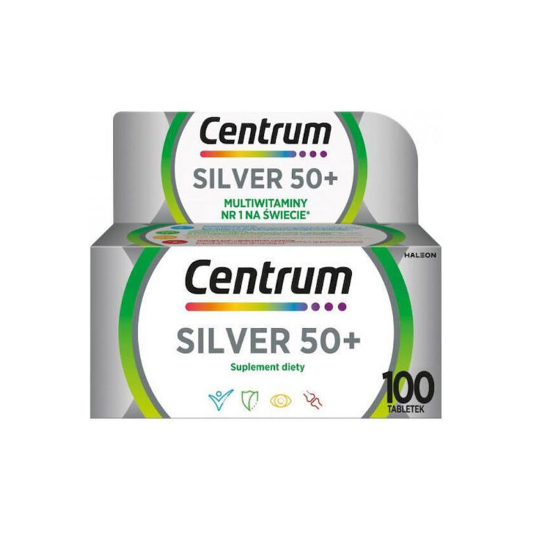 Centrum Silver 50+ Πολυβιταμίνη για Ενέργεια, Ενίσχυση του Ανοσοποιητικού & την Υγεία των Οστών 100 ταμπλέτες