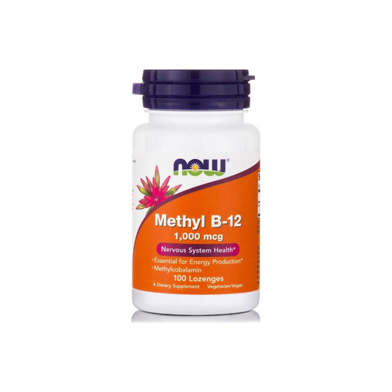 Now Foods Methyl B-12 Βιταμίνη για την Υγεία του Νευρικού Συστήματος 1000mcg 100 υπογλώσσια δισκία