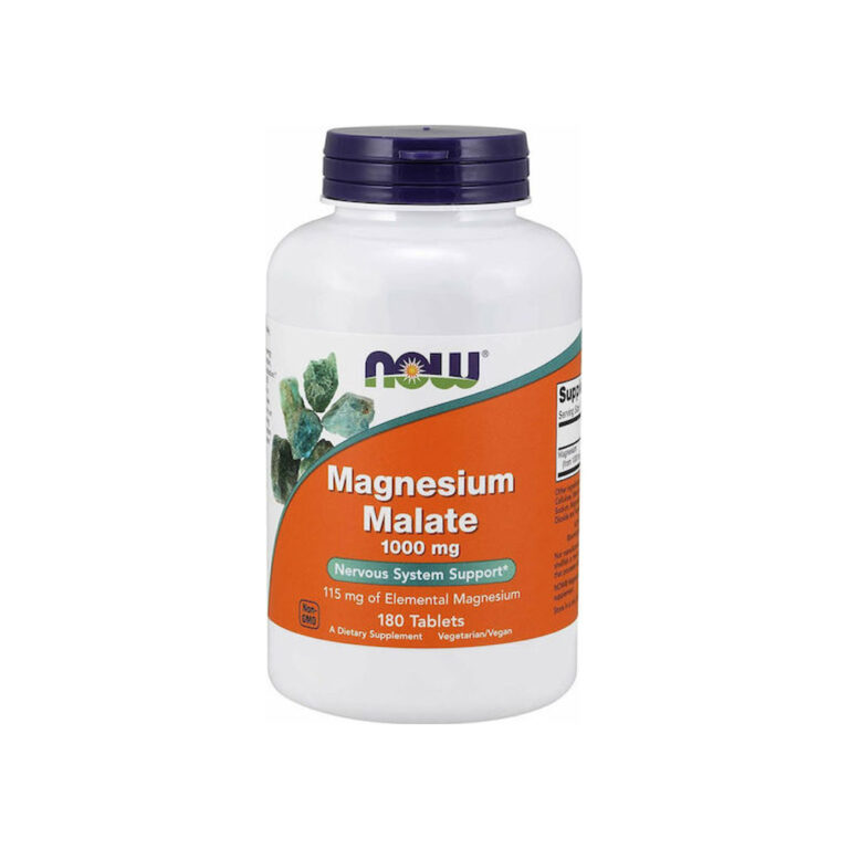 Now Foods Magnesium Malate 1000mg 180 ταμπλέτες