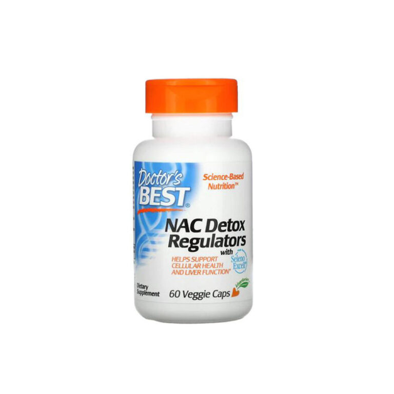 Doctor's Best NAC Detox Regulators Seleno Excell 600mg 60 Φυτικές Κάψουλες