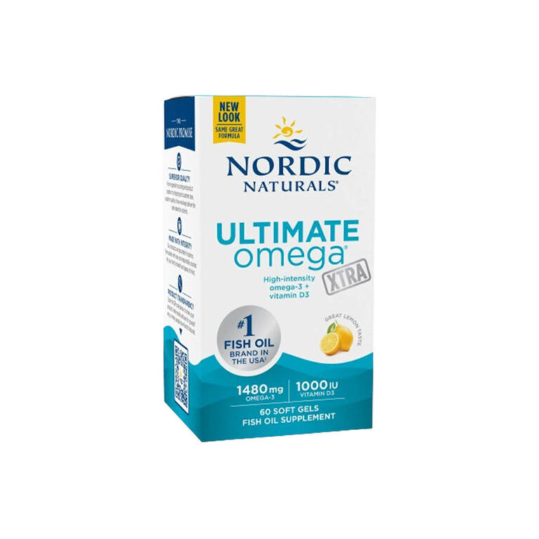 Nordic Naturals Ultimate Omega Xtra 1480mg Ειδικό Συμπλήρωμα Διατροφής 60 μαλακές κάψουλες Λεμόνι