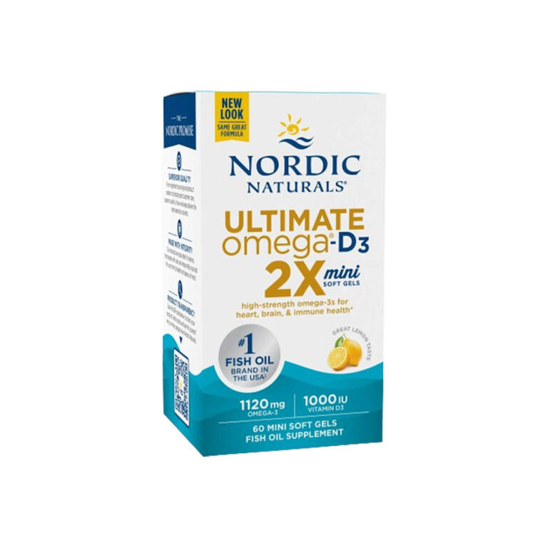 Nordic Naturals Ultimate Omega-D3 Ιχθυέλαιο 1120mg 60 μαλακές κάψουλες Λεμόνι