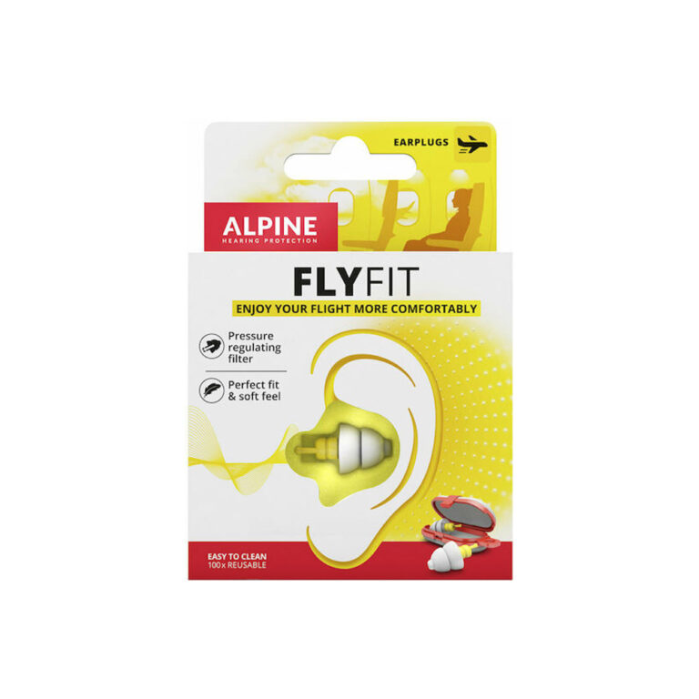 Alpine FlyFit Ωτοασπίδες 2τμχ σε Κίτρινο Χρώμα 111.21.255