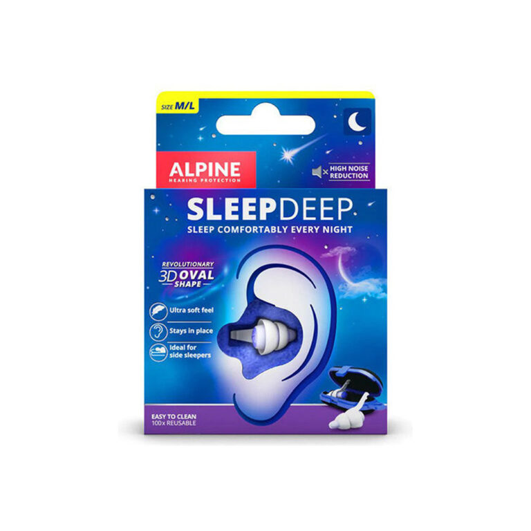 Alpine SleepDeep Ωτοασπίδες 2τμχ σε Λευκό Χρώμα 111.21.158