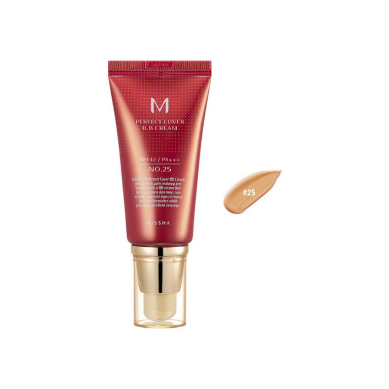 Missha M Perfect Cover BB 25 Warm Beige 25 Warm Beige Κρέμα Προσώπου Ημέρας με SPF42 για Ενυδάτωση, Ατέλειες & Λάμψη με Υαλουρονικό Οξύ & Ceramides 50ml
