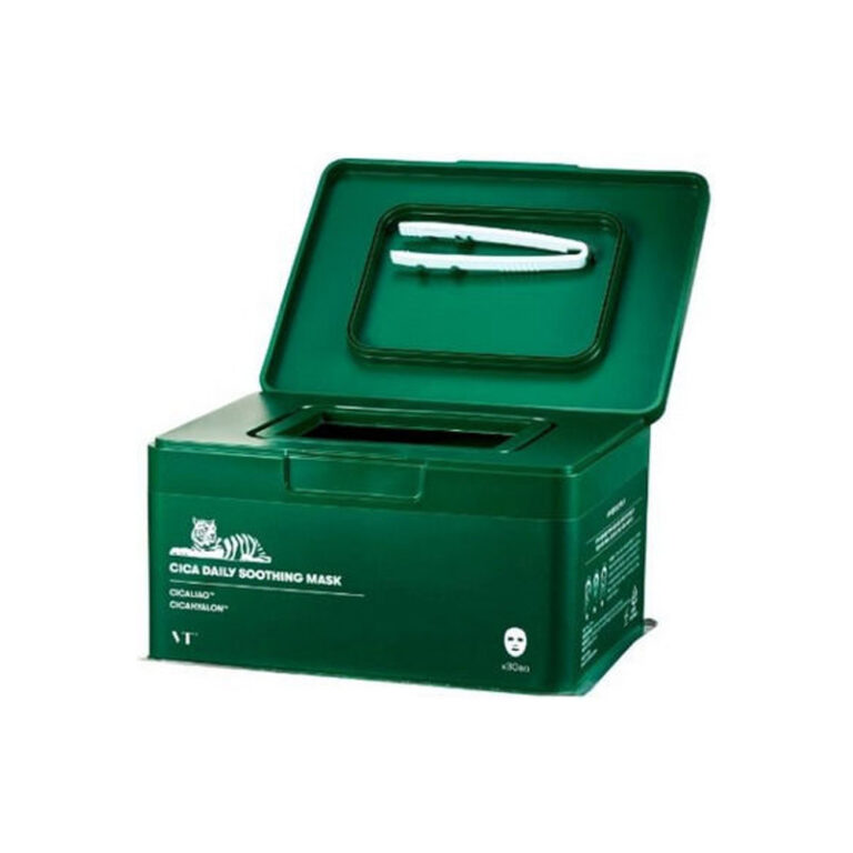 Vt Cosmetics Cica Daily Soothing Mask – Ενυδατικές Μάσκες Καθημερινής Χρήσης (30 Τεμ)