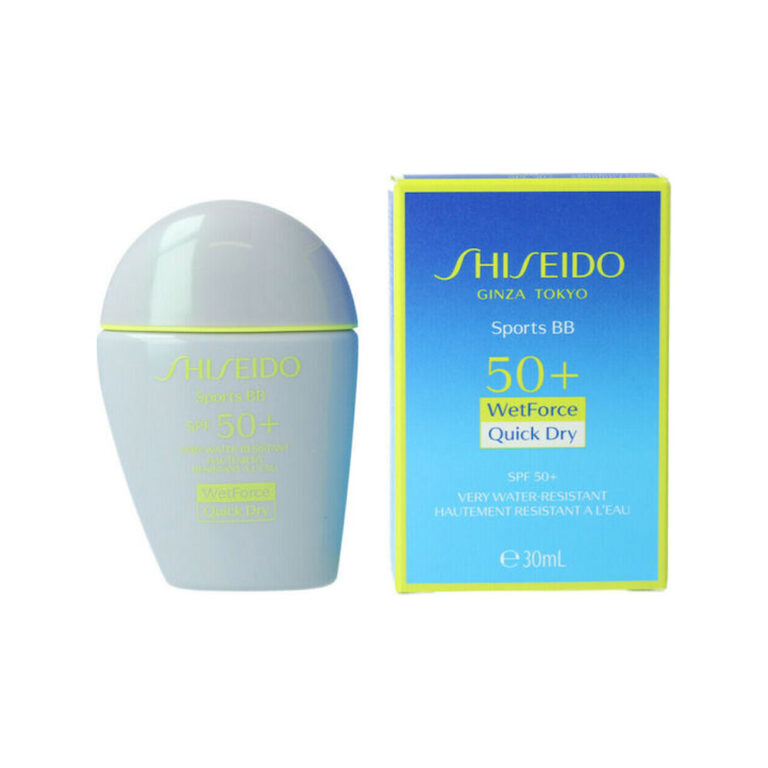 Shiseido Sports BB Quick Dry Αδιάβροχη Αντηλιακή Κρέμα Προσώπου Medium Dark SPF50 12gr 30ml
