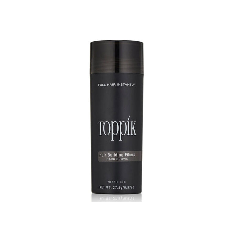Toppik Ίνες Κάλυψης Αραίωσης Μαλλιών με Κερατίνη Hair Building Fibers Economy Dark Brown 27.5gr