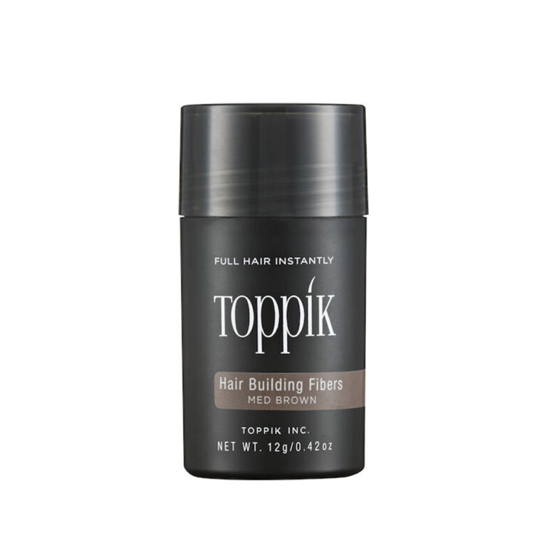 Toppik Ίνες Κάλυψης Αραίωσης Μαλλιών με Κερατίνη Hair Building Fibers Regular Medium Brown 12gr