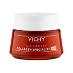 Vichy Liftactiv Collagen Specialist Κρέμα Προσώπου Νυκτός για Αντιγήρανση, Σύσφιξη & Λάμψη με Υαλουρονικό Οξύ & Βιταμίνη C 50ml