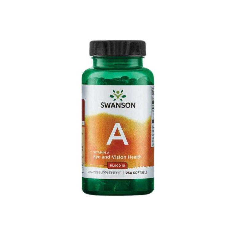 Swanson Vitamin A Βιταμίνη για τα Μαλλιά, τo Δέρμα & Αντιοξειδωτική δράση 10000iu 250 μαλακές κάψουλες