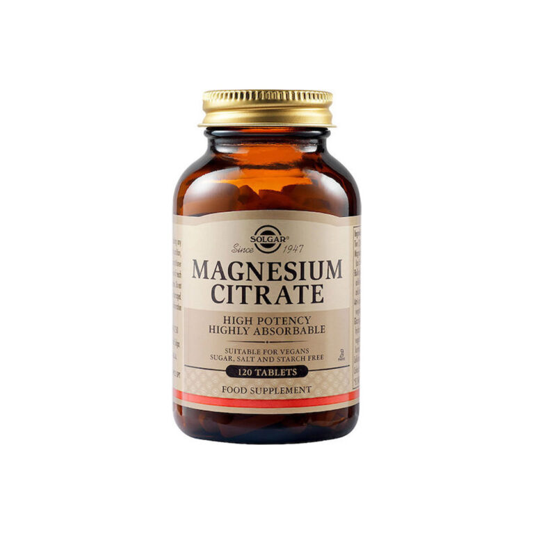 Solgar Magnesium Citrate 200mg 120 ταμπλέτες