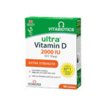 Vitabiotics Ultra Vitamin D D3 Βιταμίνη για Ενίσχυση του Ανοσοποιητικού & την Υγεία των Οστών 2000iu 50mg 96 ταμπλέτες