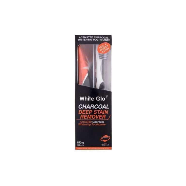 White Glo Deep Stain Remover Οδοντόκρεμα με Ενεργό Άνθρακα 100ml