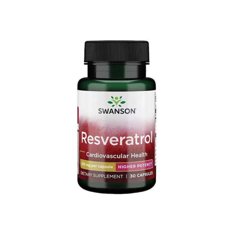 Swanson Resveratrol 250mg Ειδικό Συμπλήρωμα Διατροφής 30 κάψουλες