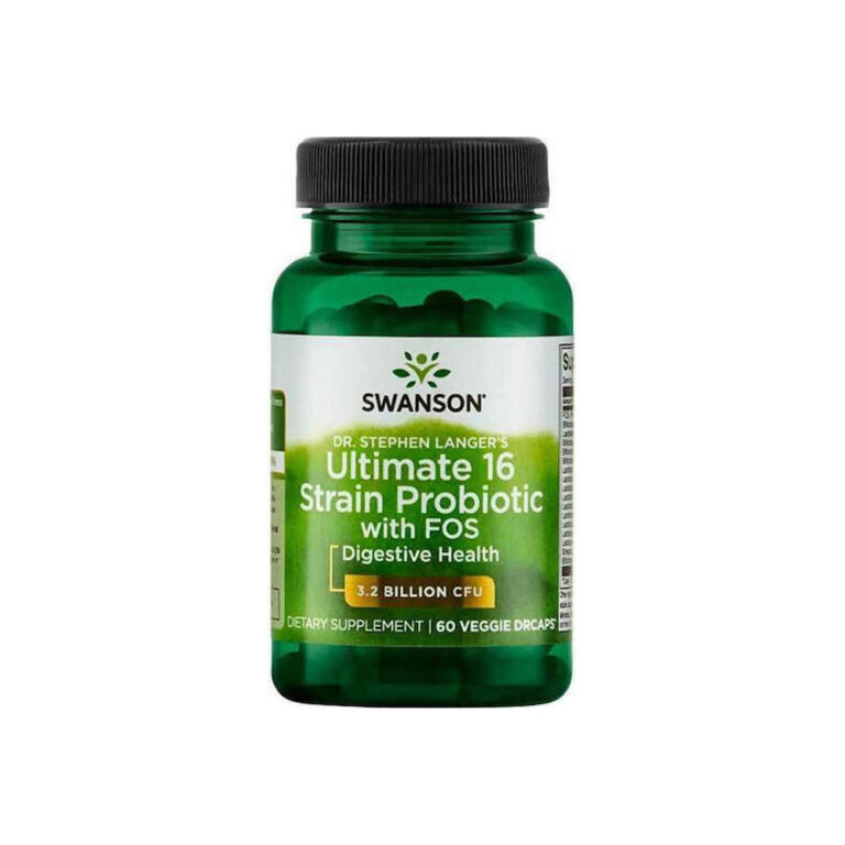 Swanson Ultimate 16 Strain Probiotic with FOS Συμπλήρωμα με Προβιοτικά & Πρεβιοτικά 60 φυτικές κάψουλες