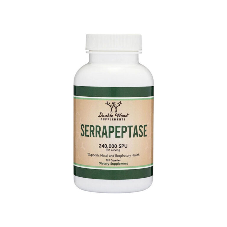 Double Wood Serrapeptase 240.000 SPU 120 κάψουλες