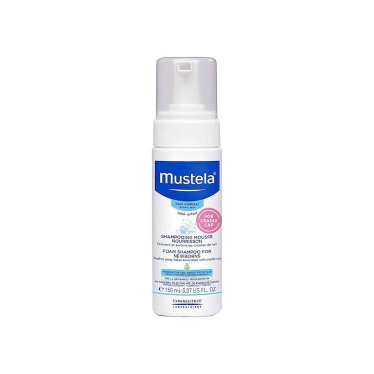 Mustela Foam Shampoo for Newborns 150ml - Σαμπουάν Σε Μορφή Αφρού Για Νεογέννητα