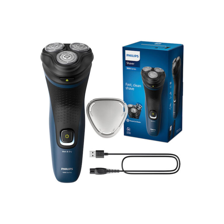 Philips Series 1000 Περιστρεφόμενη Ξυριστική Μηχανή Σώματος / Προσώπου Επαναφορτιζόμενη