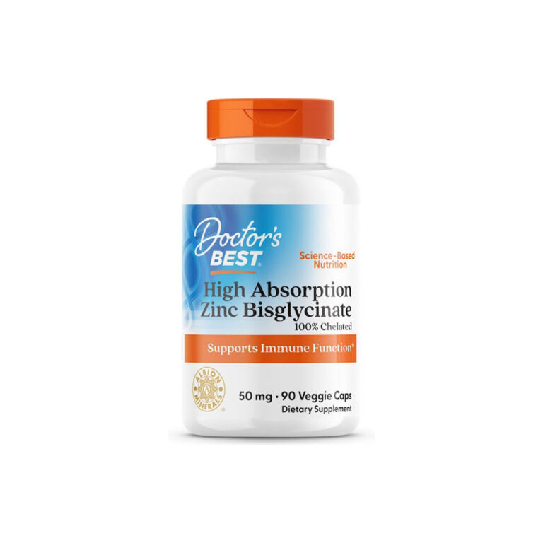 Doctor's Best High Absorption Zinc Bisglycinate 50mg 90 κάψουλες