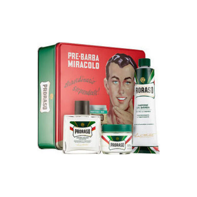Proraso Σετ Περιποίησης για Γένια Vintage Gino με Pre-shave Cream 100ml, Shaving Cream 150ml & After Shave Balm 100ml