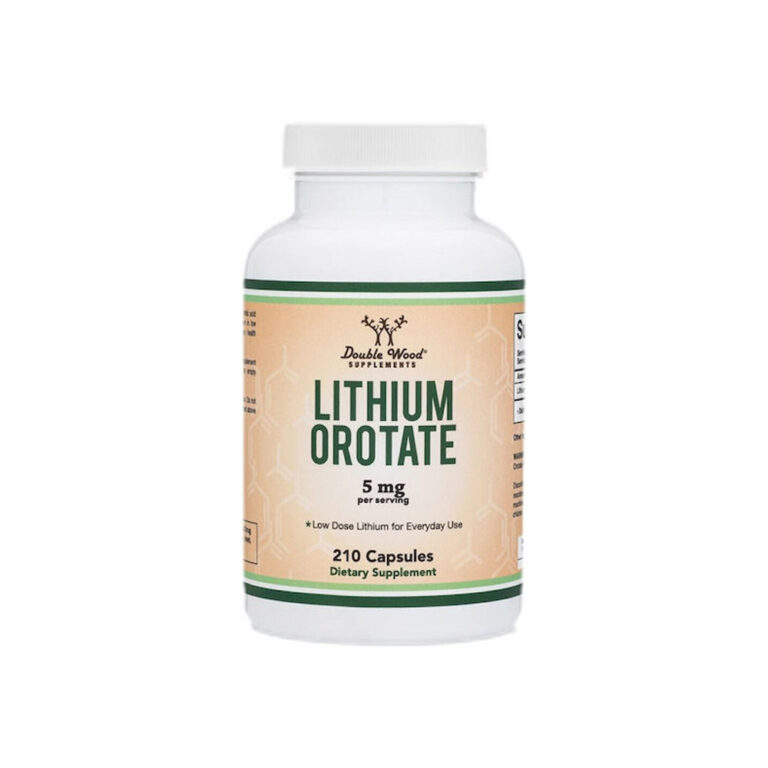 Double Wood Lithium Orotate 5mg 210 κάψουλες