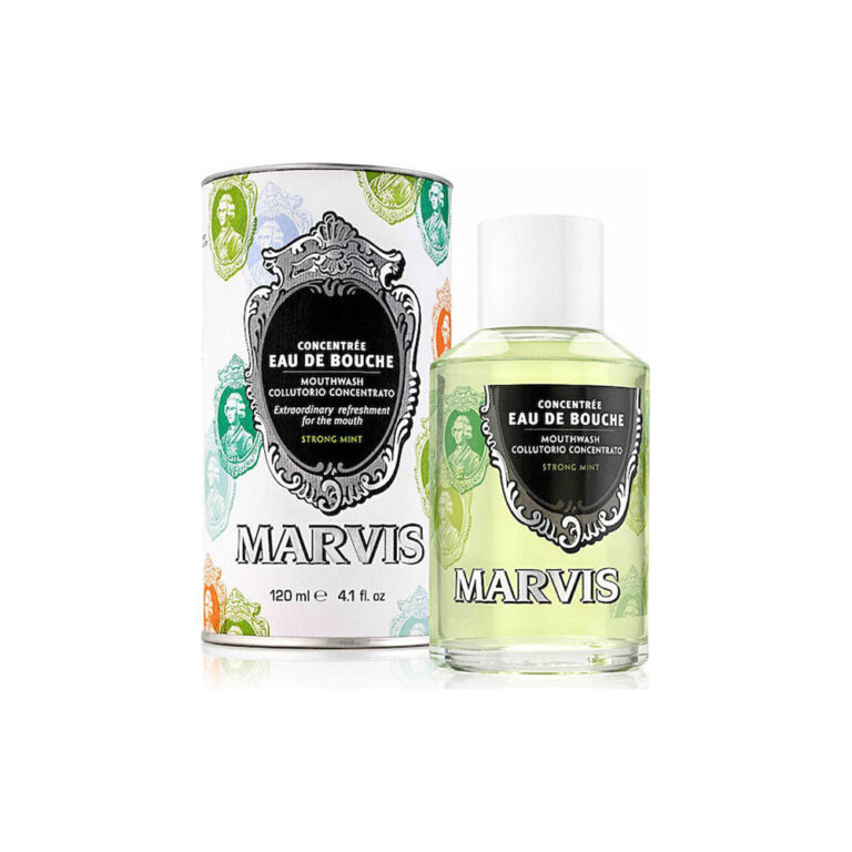 Marvis Concentrated Mouthwash Strong Mint Στοματικό Διάλυμα Καθημερινής Προστασίας 120ml