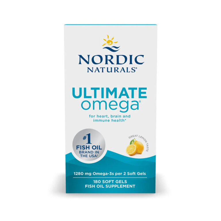 Nordic Naturals Ultimate Omega Ιχθυέλαιο 1280mg 120 μαλακές κάψουλες Λεμόνι