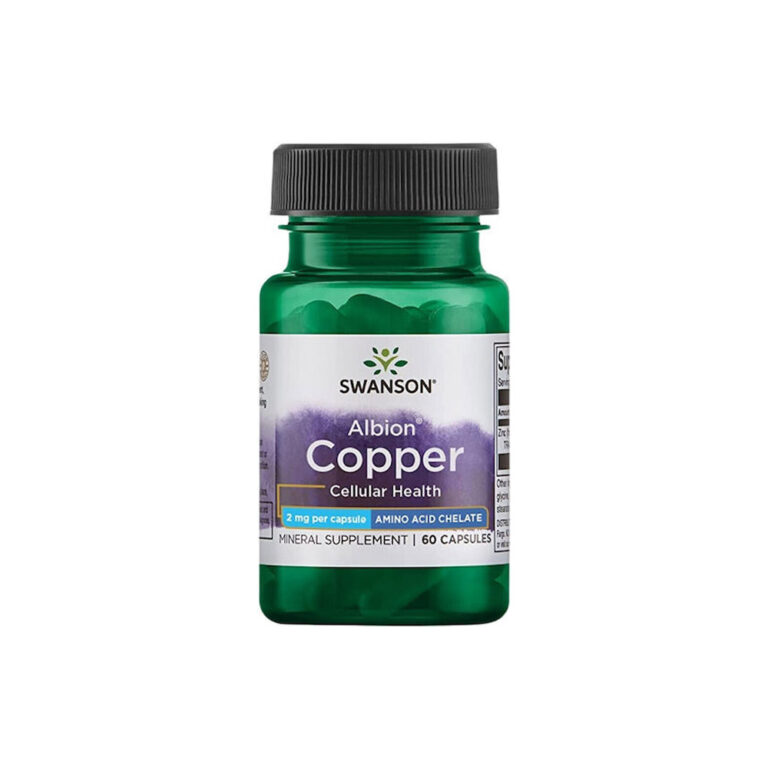 Swanson Albion Chelated Copper 2mg 60 κάψουλες