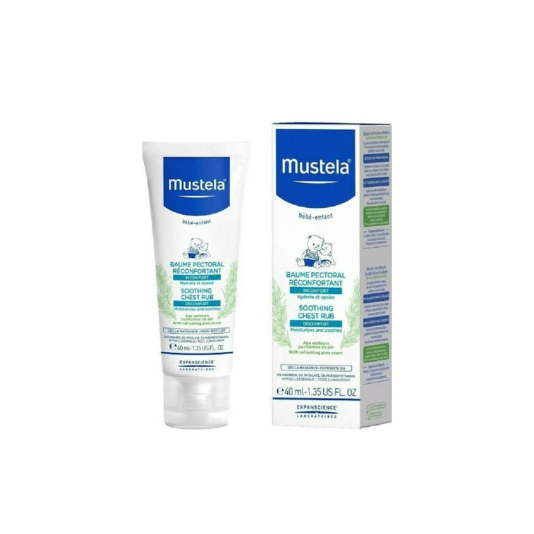 Mustela Soothing Chest Rub Κρέμα για Ενυδάτωση 40ml