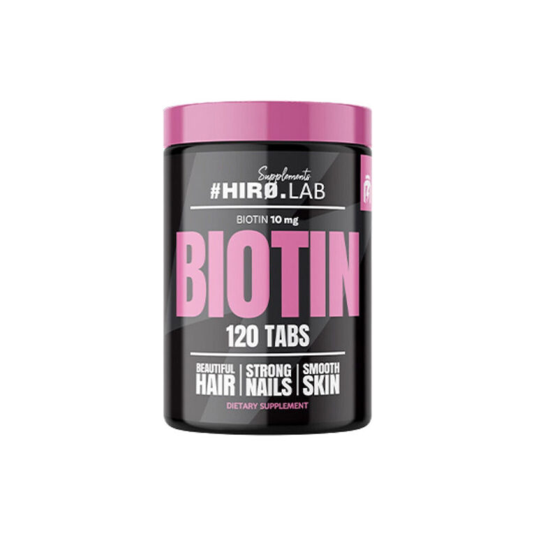 Hiro.Lab Biotin Βιταμίνη για τα Μαλλιά, τo Δέρμα & τα Νύχια 10mg 120 ταμπλέτες