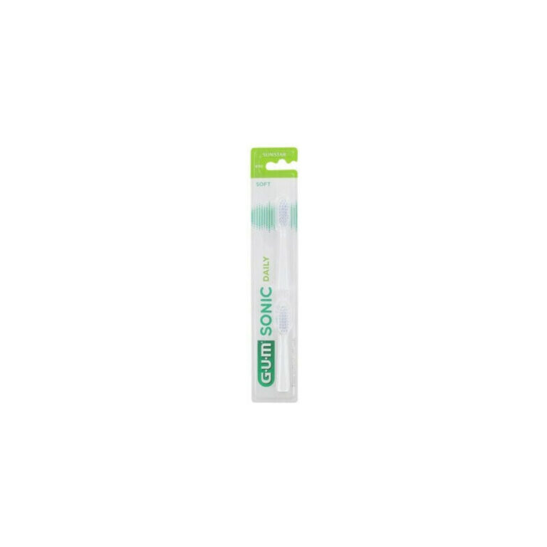GUM Sonic Daily 4110 Ανταλλακτικές Κεφαλές για Ηλεκτρική Οδοντόβουρτσα 2τμχ