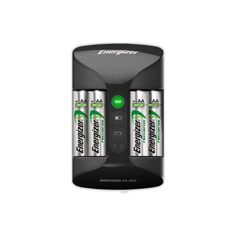 Energizer ACCU Recharge Pro Φορτιστής 4 Μπαταριών Ni-MH Μεγέθους AA/AAA Σετ με 4x AA 2000mAh
