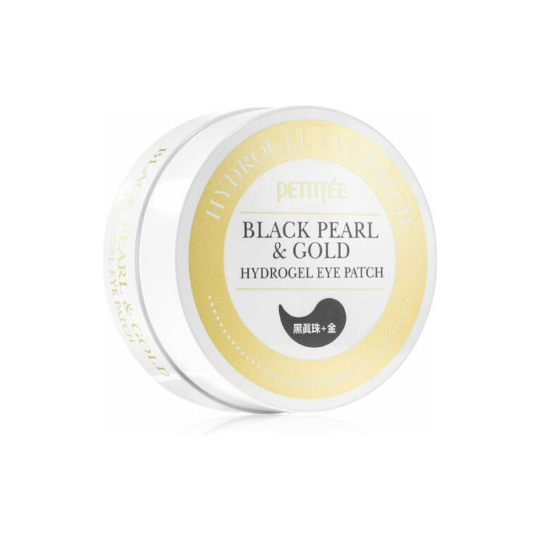 Petitfee Black Pearl & Gold Patches Ματιών για Αναζωογόνηση με Πράσινο Τσάι 60τμχ