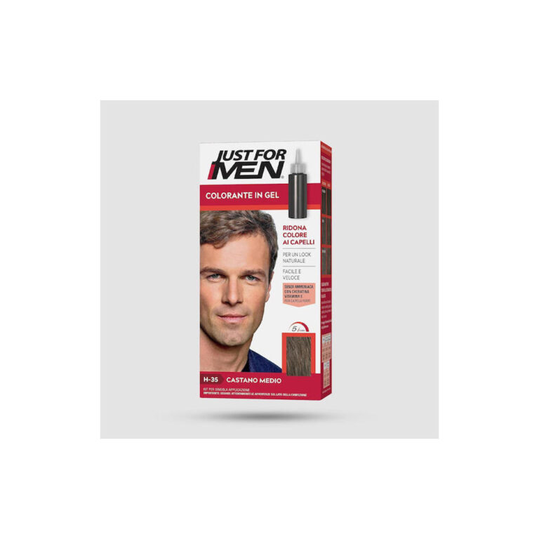 Just For Men Βαφή Μαλλιών H-35 Μεσαίο Καστανό 30ml