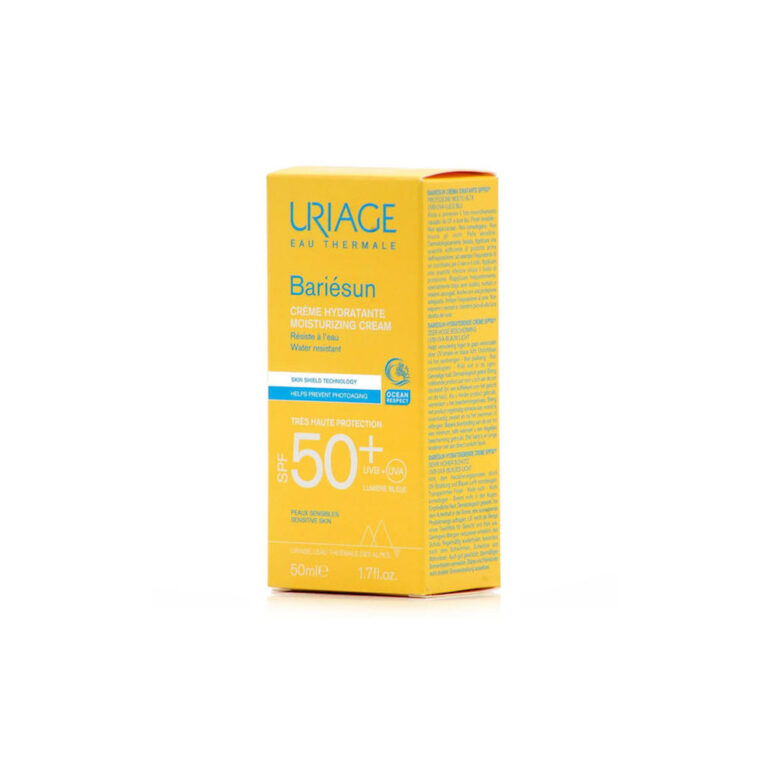 Uriage Bariesun Για Ευαίσθητη Επιδερμίδα Αδιάβροχη Αντηλιακή Κρέμα Προσώπου SPF50+ 50ml