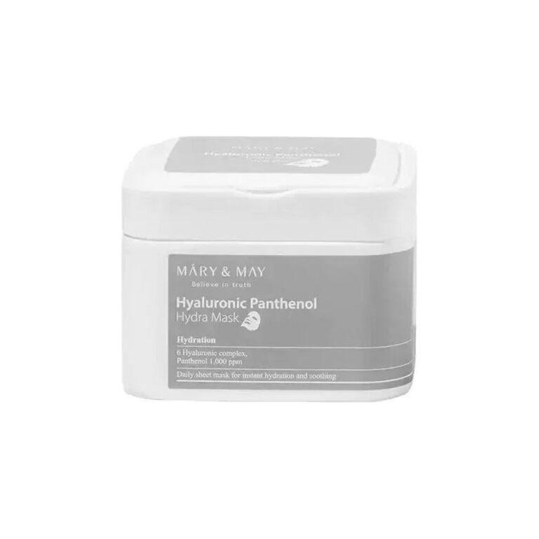Mary&may Hyaluronic Panthenol Hydra Μάσκα Προσώπου 30τμχ
